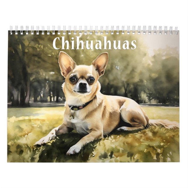 Chihuahua Calendar, any year Calendar (Cover)