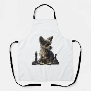 Chihuahua Chess Chess Player Board Queen Apron