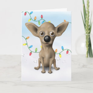 Chihuahua CHI1 Christmas Holiday Card