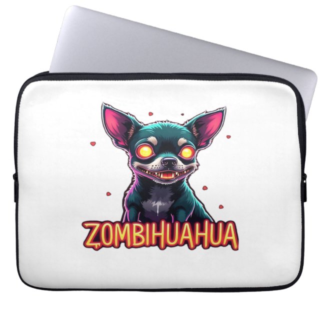 Chihuahua Chi Chichi Chiwawa Zombie Dog Halloween  Laptop Sleeve (Front)
