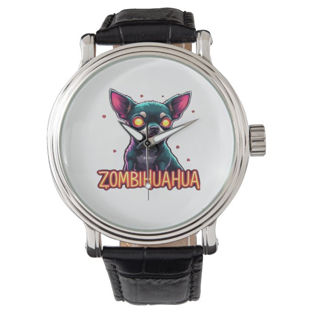 Chihuahua Chi Chichi Chiwawa Zombie Dog Halloween  Watch (Front)