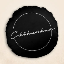 Chihuahua Chic & Fancy Script Black