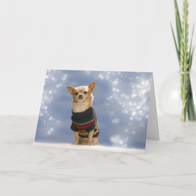 Chihuahua Christmas Card (Front)