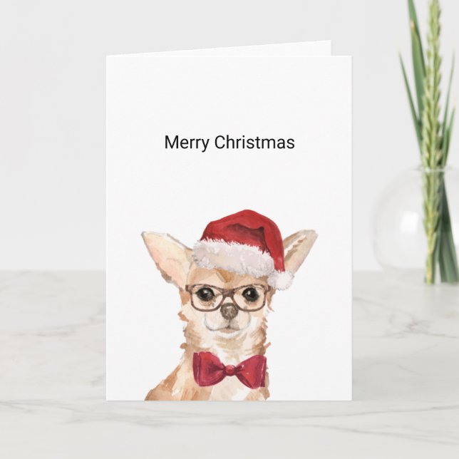 Chihuahua Christmas Card (Front)