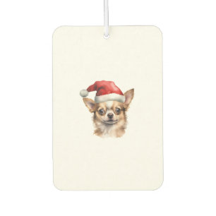 Chihuahua Christmas Dog  Car Air Freshener