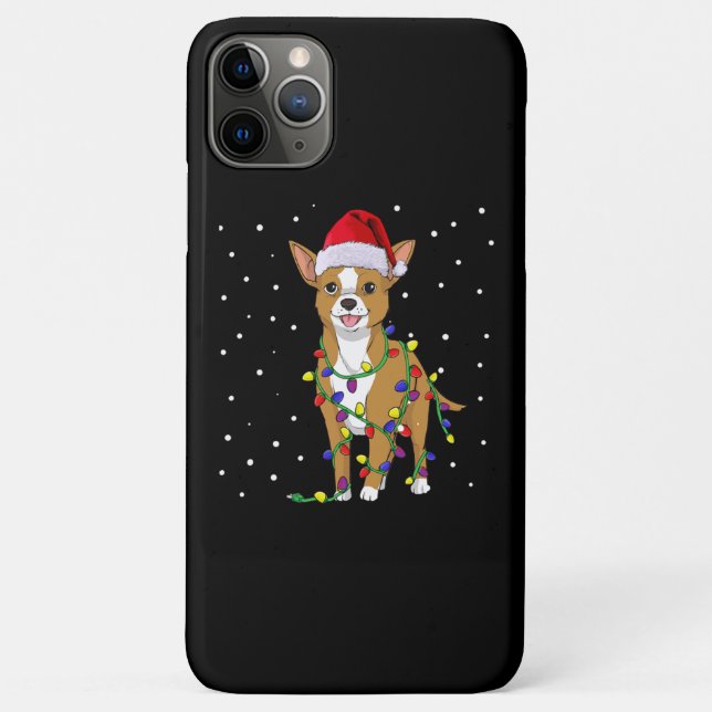 Chihuahua Christmas Dog Case-Mate iPhone Case (Back)