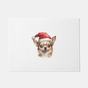 Chihuahua Christmas Dog  Doormat
