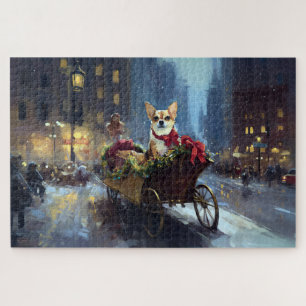 chihuahua Christmas Festive Season Jigsaw Puzzle