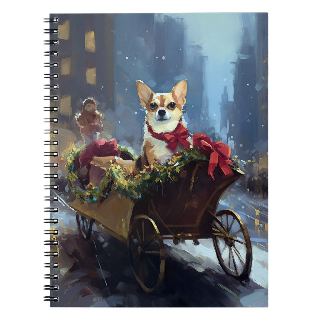 chihuahua Christmas Festive Season Notebook (Front)