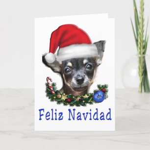 Chihuahua  Christmas Holiday Card