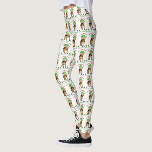 Chihuahua Christmas Leggings