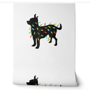 Chihuahua Christmas Lights Xmas Gift for Dog Lover Wallpaper