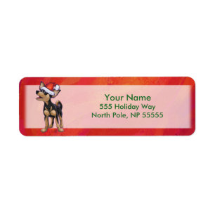 Chihuahua Christmas On Red