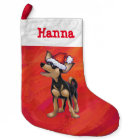 Chihuahua Christmas On Red