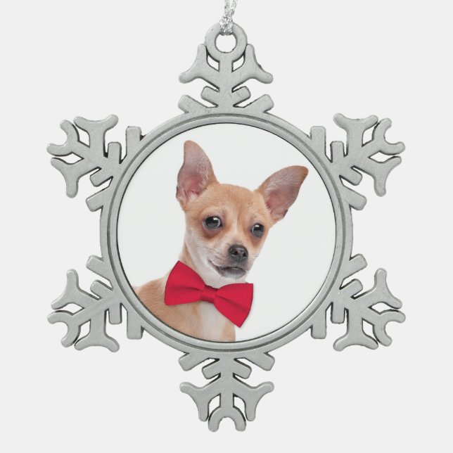 Chihuahua Christmas Ornament (Front)