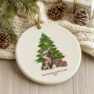 Chihuahua Christmas Ornament