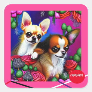 CHIHUAHUA Christmas Stickers