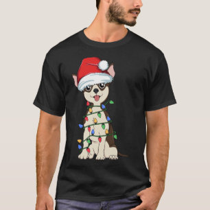 Chihuahua Christmas Tree Light Santa Dog Xmas Taco T-Shirt