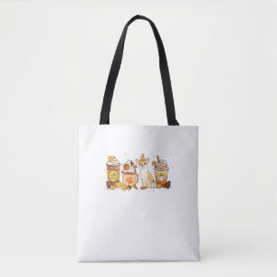 Chihuahua Coffee Pumpkin Spice Dog Lovers Fall Tha Tote Bag