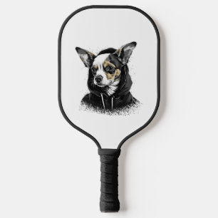 Chihuahua Cool Dog Rap Hip-Hop Gangster Pickleball Paddle