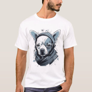 Chihuahua Cool Dog Rap Hip-Hop Gangster T-Shirt