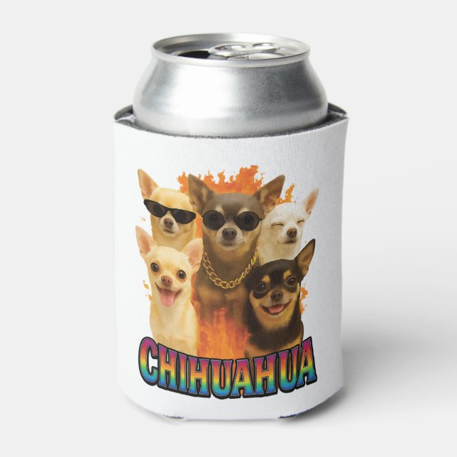 Chihuahua Copy Can Cooler (Can Front)