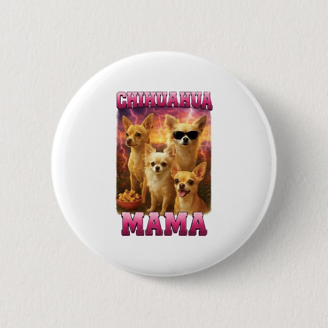 Chihuahua Copy Copy 6 Cm Round Badge (Front)