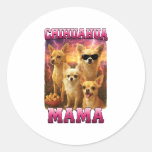 Chihuahua Copy Copy Classic Round Sticker
