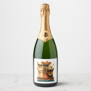 Chihuahua Copy Sparkling Wine Label