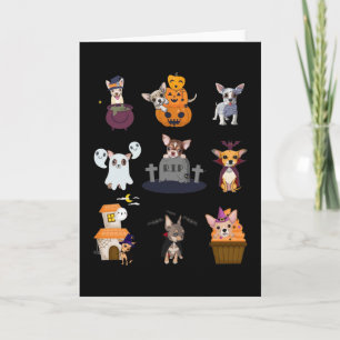 Chihuahua Costume Halloween T-Shirt Cute Halloween Card