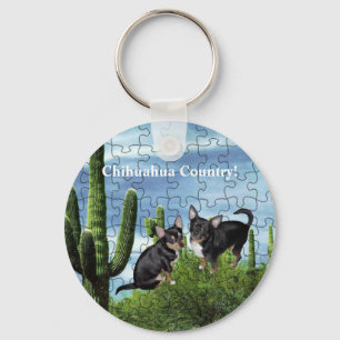 Chihuahua Country 1 Key Ring