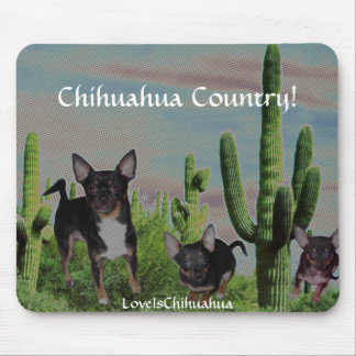 Chihuahua Country Cute MickeyElvis Mouse Mat