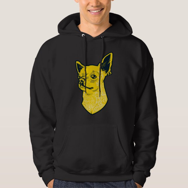 Chihuahua Crazy Hoodie (Front)