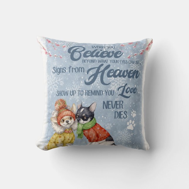 Chihuahua - Cute Puppy Christmas Gift, Cushion (Front)
