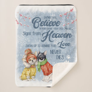Chihuahua - Cute Puppy Christmas Gift, Sherpa Blanket