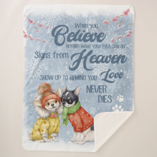 Chihuahua - Cute Puppy Christmas Gift, Sherpa Blanket