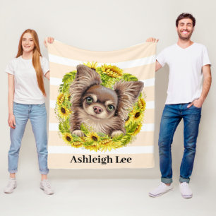 Chihuahua Cutie  Fleece Blanket