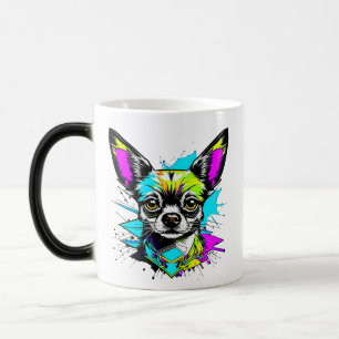Chihuahua Cyberpunk style Art Chi Mum Magic Mug