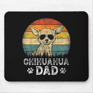 Chihuahua Dad Dog Lovers Father's Day Tee Mouse Mat