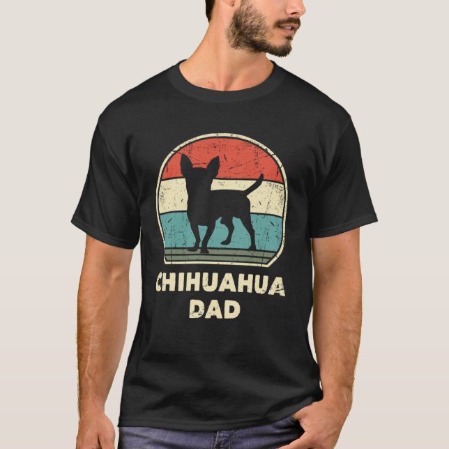 Chihuahua Dad  Dog  Men  Chihuahua Dog Daddy T-Shirt (Front)