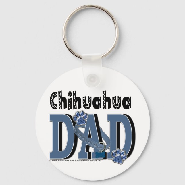 Chihuahua DAD Key Ring (Front)