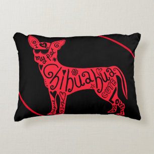 "CHIHUAHUA"     DECORATIVE CUSHION