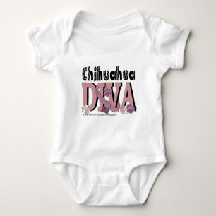 Chihuahua DIVA Baby Bodysuit