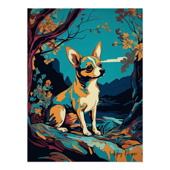 Chihuahua Dog 002 - Bruno Pokopen Poster (Front)