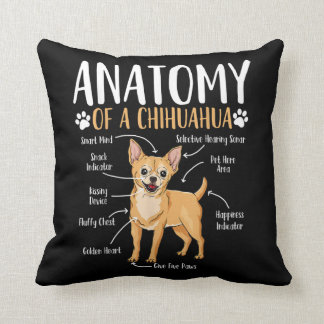 Chihuahua Dog Anatomy Cushion