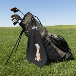 Chihuahua Dog Black Personal  Golf Towel