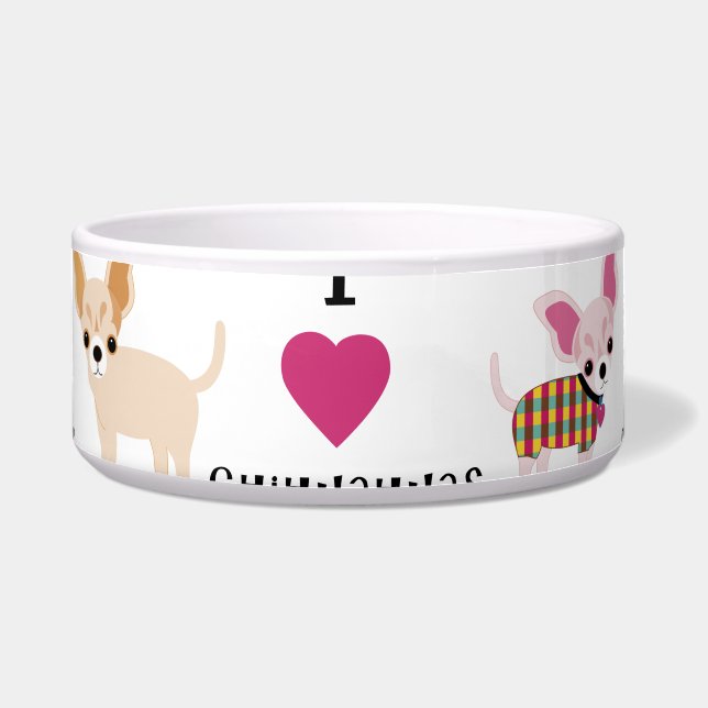 Chihuahua Dog Bowl (Front)