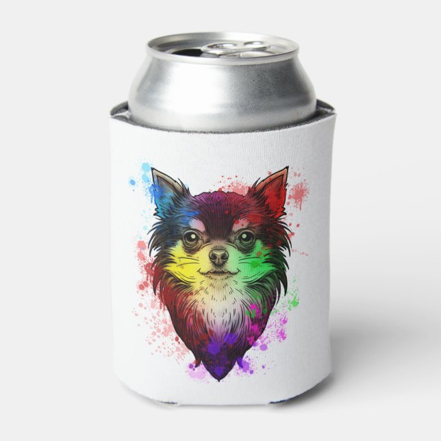 Chihuahua Dog   Can Cooler (Can Front)