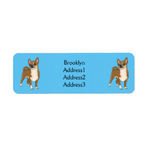 Chihuahua dog cartoon illustration