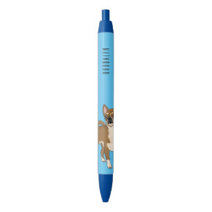 Chihuahua dog cartoon illustration black ink pen